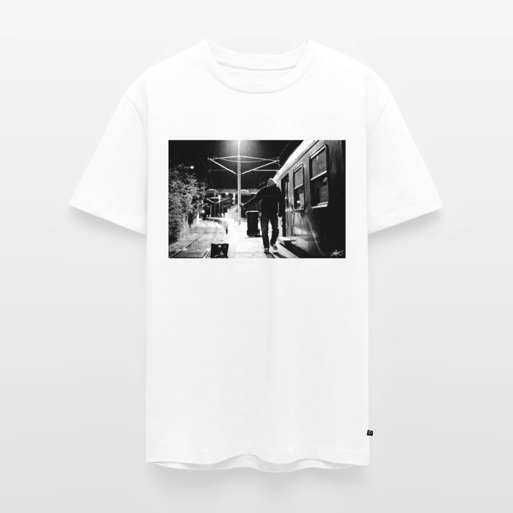 RUEDIONE - Copenhagen Plattform T-Shirt - white