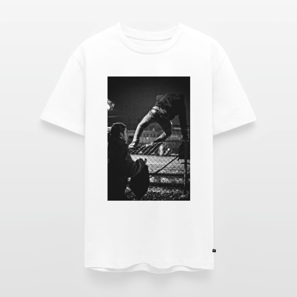 RUEDIONE - Basel Fence A T-Shirt - white