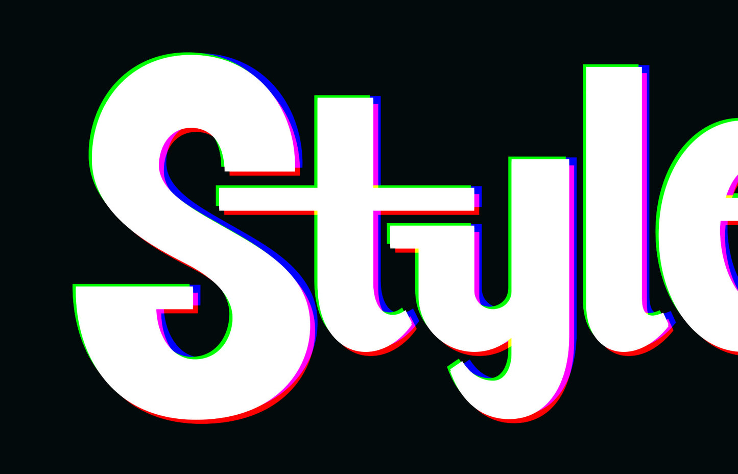 RGB Split Logo T-Shirt