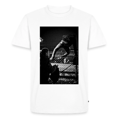 RUEDIONE - Basel Fence A T-Shirt - white