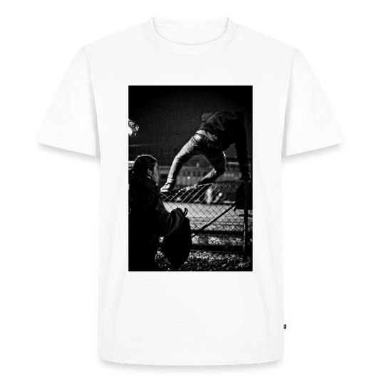 RUEDIONE - Basel Fence A T-Shirt - white