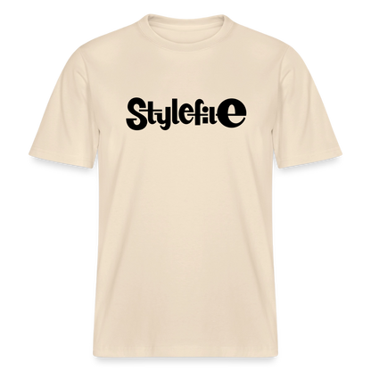 STYLEFILE Logo T-Shirt - soft Ecru
