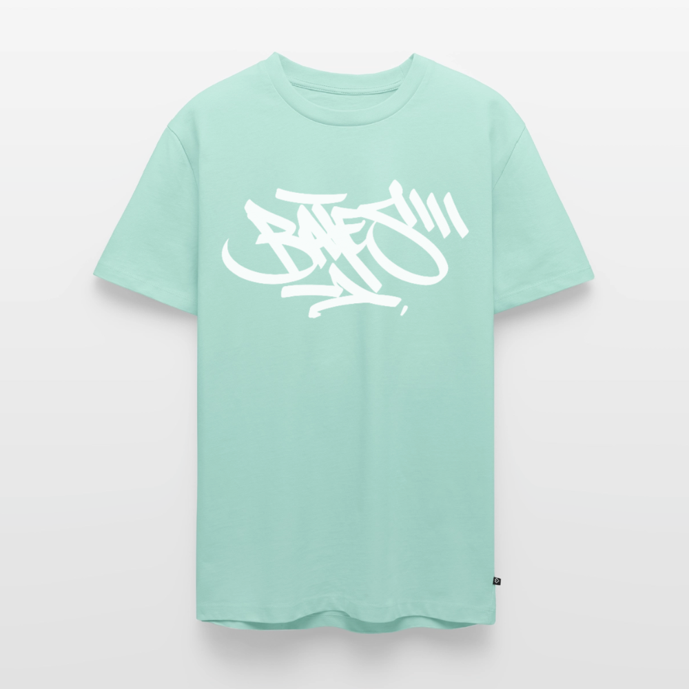 BATES - HandStyle Tag white T-Shirt - mint 