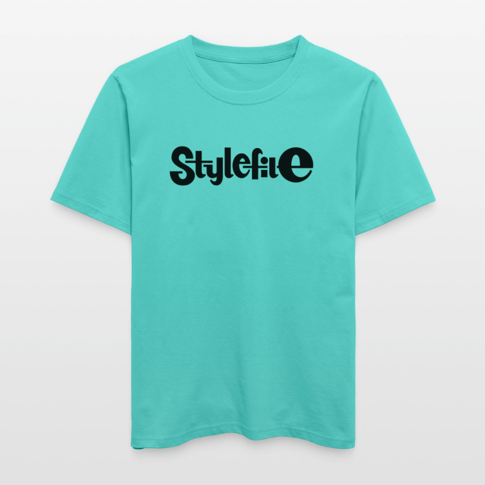 STYLEFILE Logo T-Shirt - pool blue