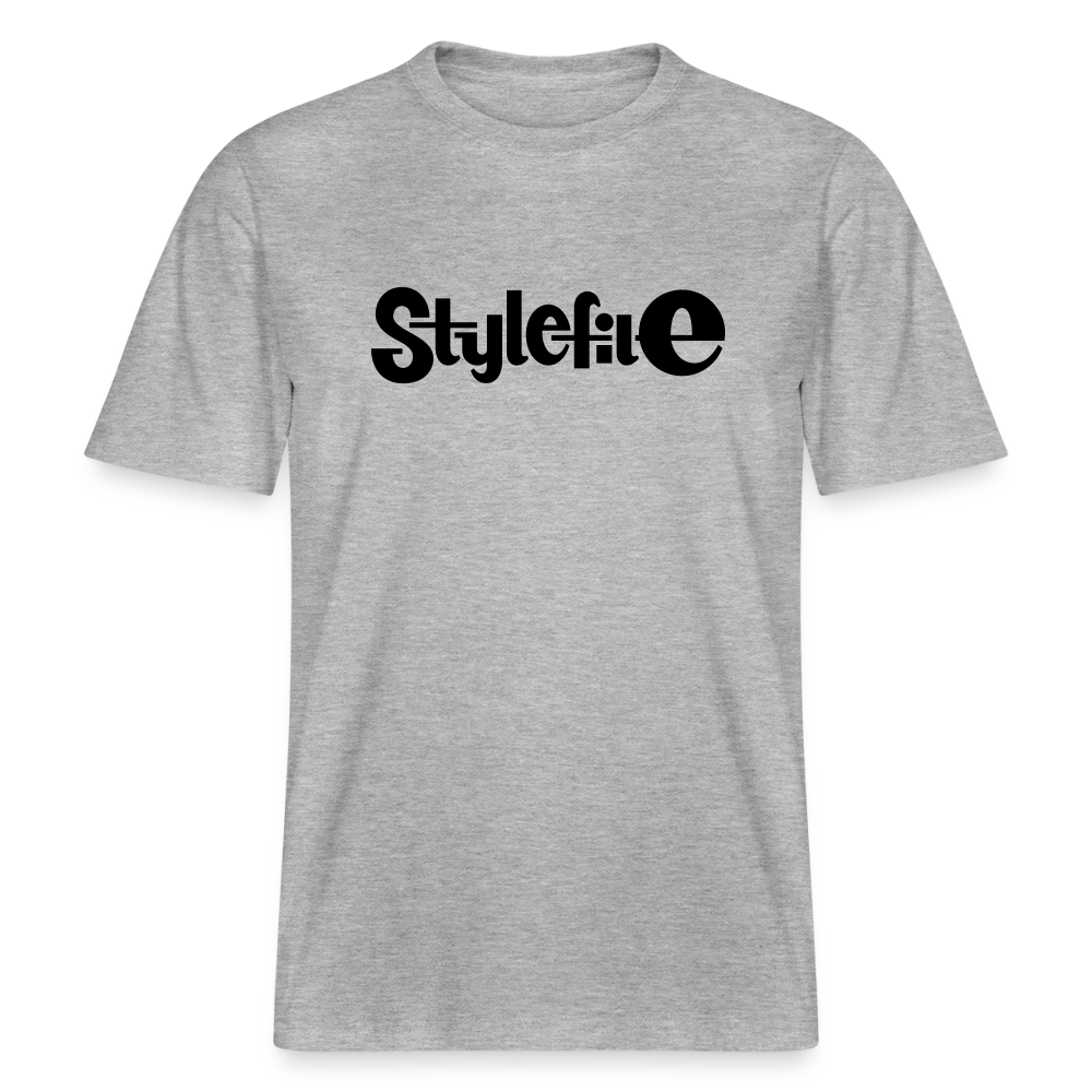 STYLEFILE Logo T-Shirt - heather grey