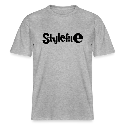 STYLEFILE Logo T-Shirt - heather grey