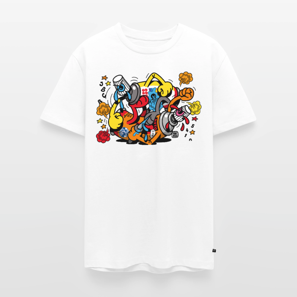 FLYING FORTRESS - Hoolicans T-Shirt - white