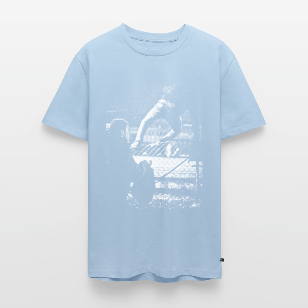RUEDIONE - Basel Fence B T-Shirt - light blue