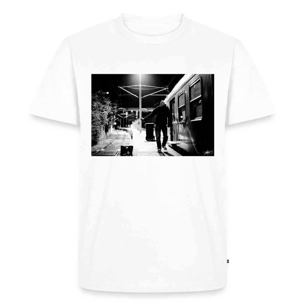RUEDIONE - Copenhagen Plattform T-Shirt - white