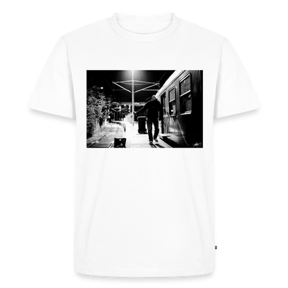 RUEDIONE - Copenhagen Plattform T-Shirt - white