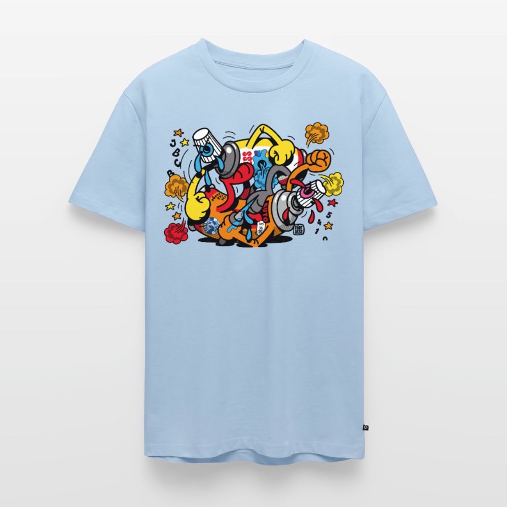 FLYING FORTRESS - Hoolicans T-Shirt - light blue