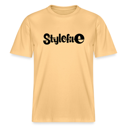 STYLEFILE Logo T-Shirt - washed yellow