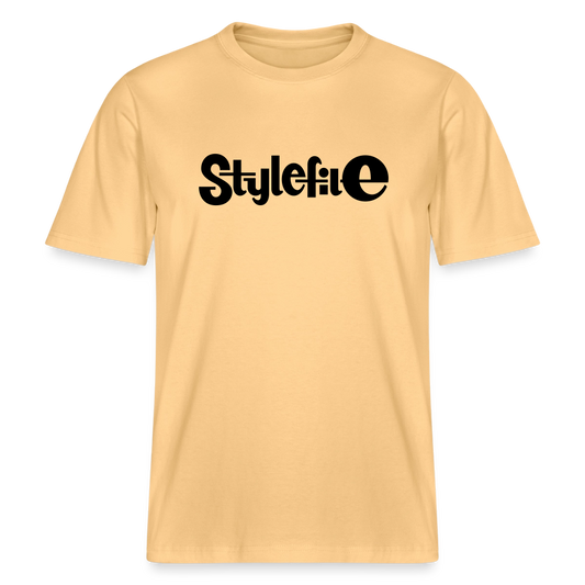STYLEFILE Logo T-Shirt - washed yellow