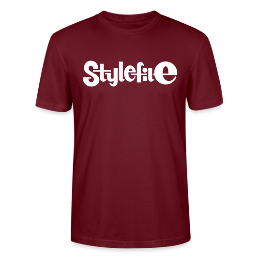 STYLEFILE Logo T-Shirt (Light) - burgundy
