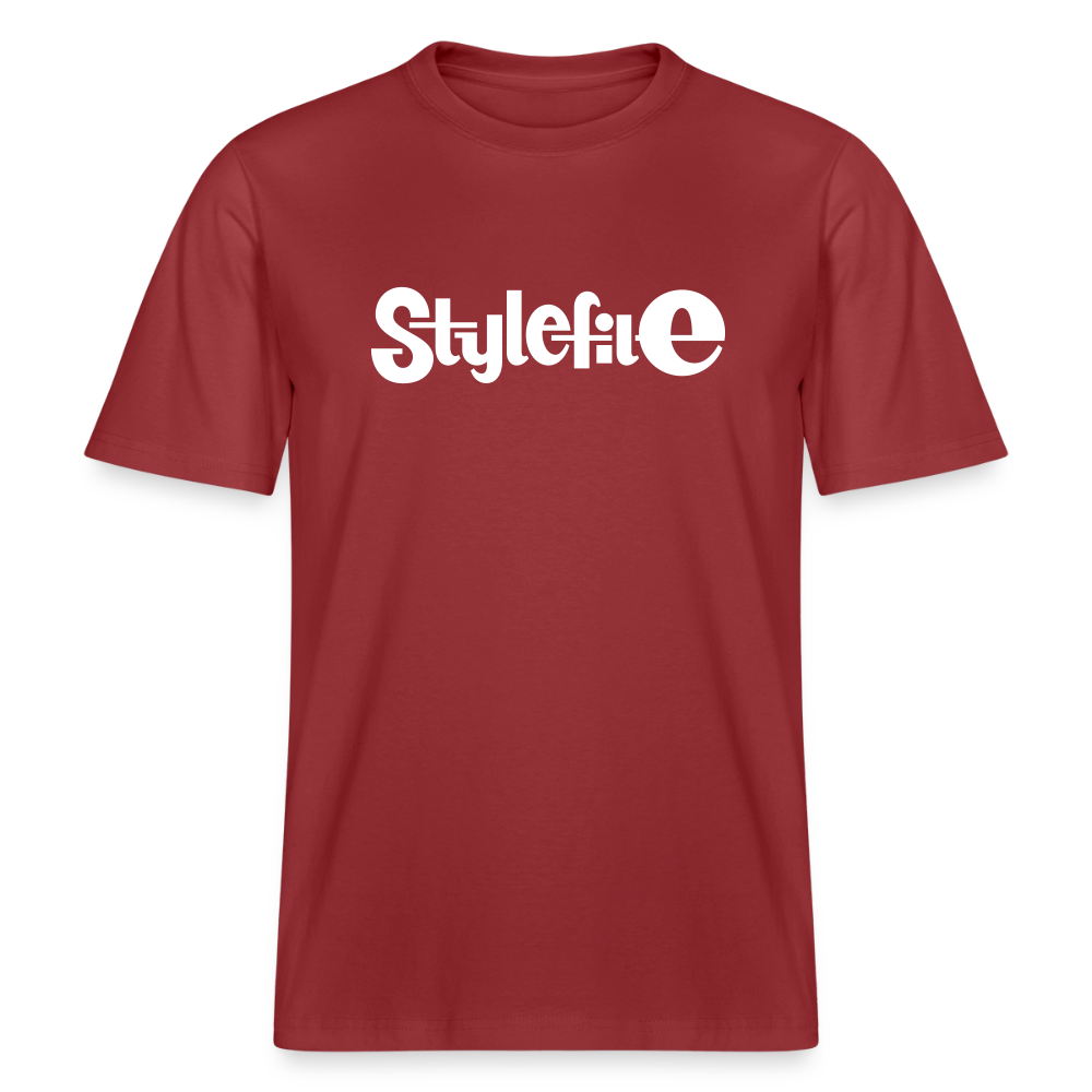 STYLEFILE Logo T-Shirt - red earth