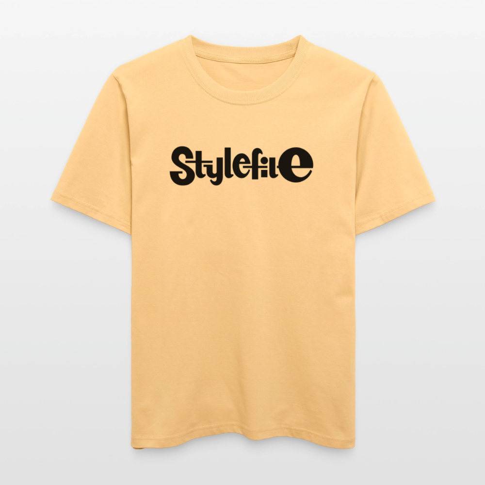STYLEFILE Logo T-Shirt - washed yellow