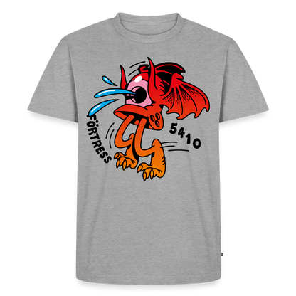 FLYING FORTRESS - Red Devil T-Shirt - heather grey