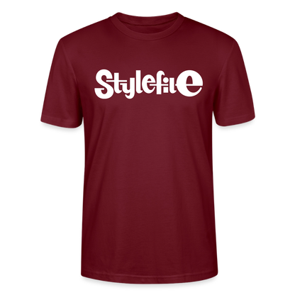 STYLEFILE Logo T-Shirt (Light) - burgundy