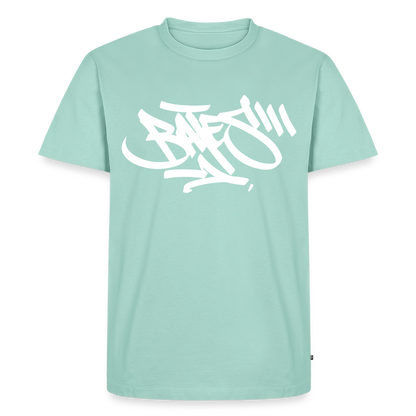 BATES - HandStyle Tag white T-Shirt - mint 
