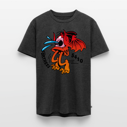 FLYING FORTRESS - Red Devil T-Shirt - heather anthracite