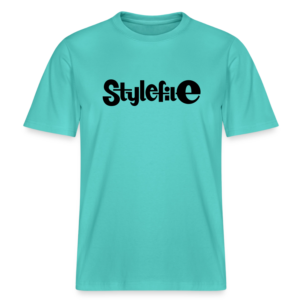 STYLEFILE Logo T-Shirt - pool blue