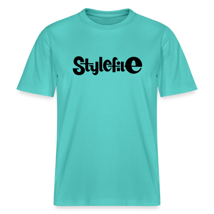 STYLEFILE Logo T-Shirt - pool blue