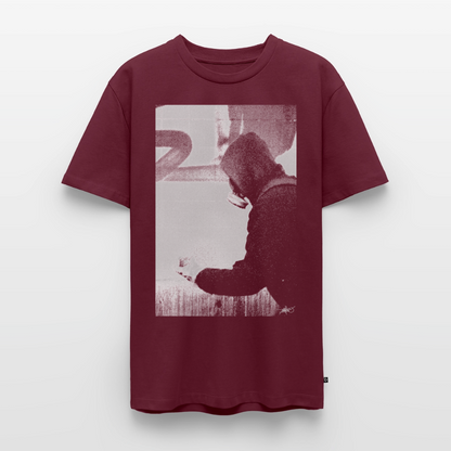 RUEDIONE - Stockholm Mask T-Shirt - burgundy