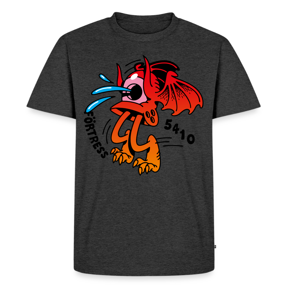 FLYING FORTRESS - Red Devil T-Shirt - heather anthracite