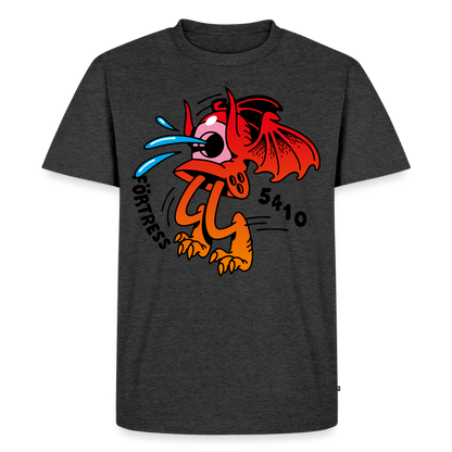 FLYING FORTRESS - Red Devil T-Shirt - heather anthracite