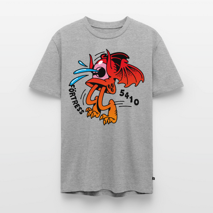 FLYING FORTRESS - Red Devil T-Shirt - heather grey