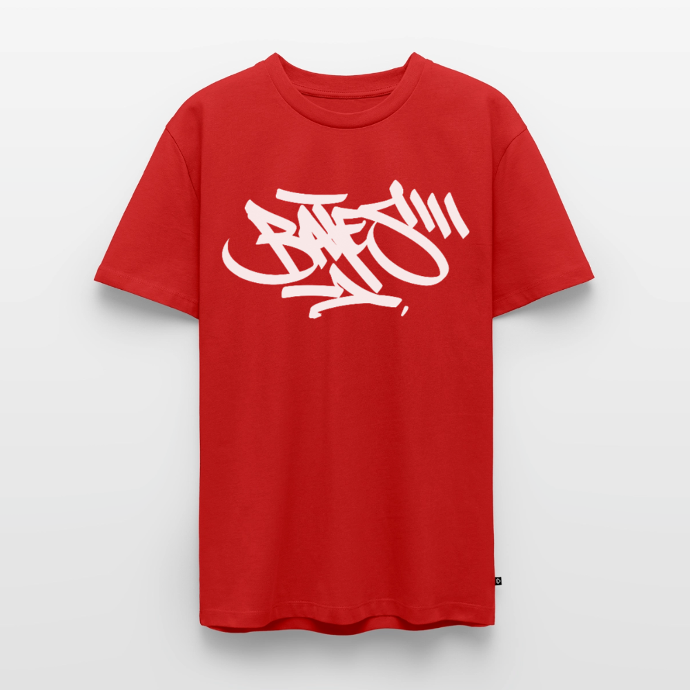 BATES - HandStyle Tag white T-Shirt - red