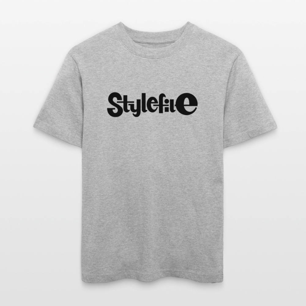 STYLEFILE Logo T-Shirt - heather grey